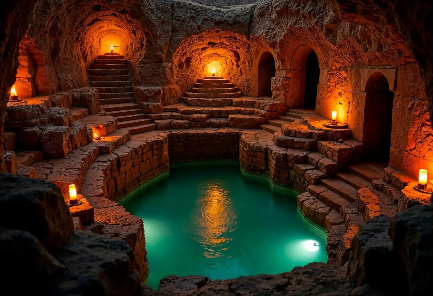 Bunte und lebendige indische Landschaft